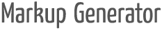 Markup Generator logo